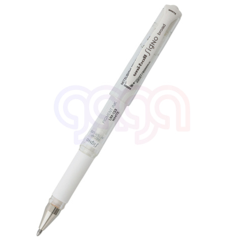 Długopis żelowy UNI UM-153 biały