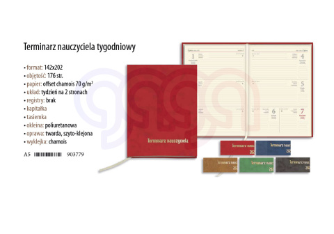 Terminarz kalendarz nauczyciela A5 2024/2025