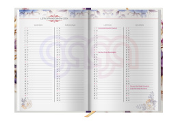 Kalendarz szkolny książkowy Exclusive 2024/25 17.5x25cm lista sprawdzianów
