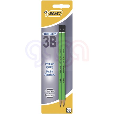 Ołówek bez gumki BIC Criterium 550 3B Blister 2szt, 861128