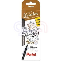 Pisak BRUSH SIGN PEN PIGMENT (3 szt.) NIEZMYWALNE OPOWIEŚCI SESP-15-ST3 PENTEL